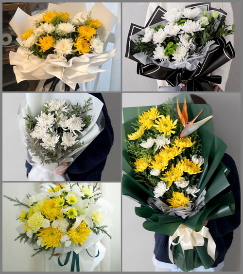 湖北黄冈市英山县温泉镇七里岩村白事花束代送